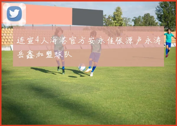 连宣4人海港官方安永佳张源卢永涛岳鑫加盟球队